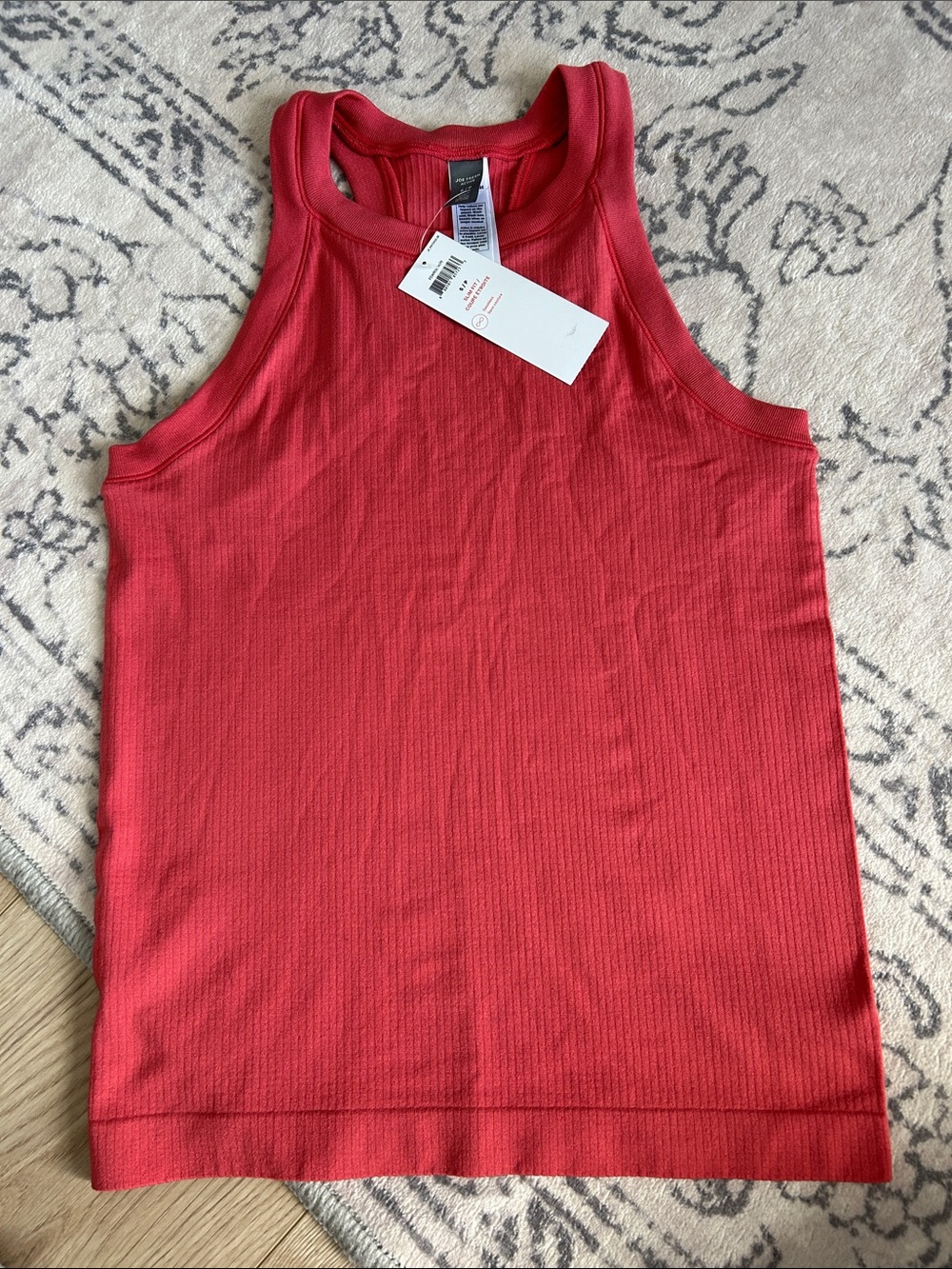 Women’s Ribbed Tank Top - Red